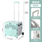 Pet outdoor pet travel trolley cat dog trolley folding shopping cart supermarket household