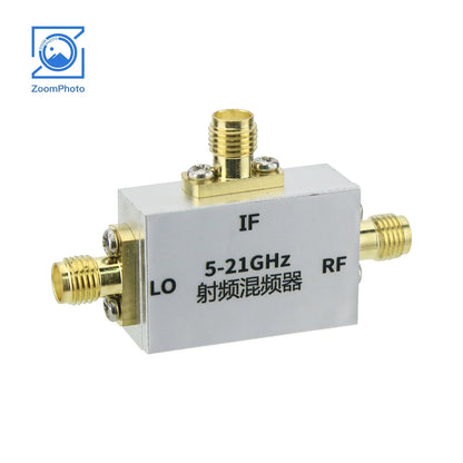 5-21GHz RF Frequency Mixer Up and Down Frequency Converter C/X/KU Band Mixer RF Accessory with SMA-K Connector