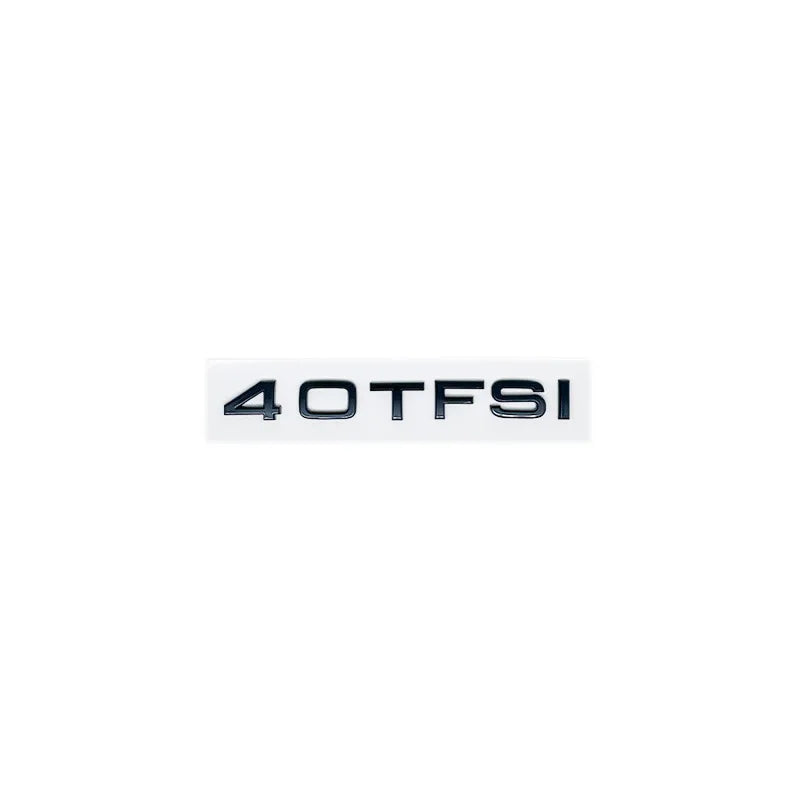 Car Letter Logo Sticker for A5 suitable for tail bumper and trunk emblem applicable to 2.0 3.0 40TDI 35 40 45TFSI models