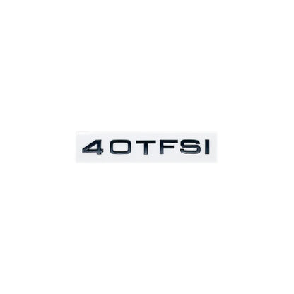 Car Letter Logo Sticker for A5 suitable for tail bumper and trunk emblem applicable to 2.0 3.0 40TDI 35 40 45TFSI models