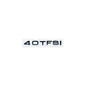 Car Letter Logo Sticker for A5 suitable for tail bumper and trunk emblem applicable to 2.0 3.0 40TDI 35 40 45TFSI models