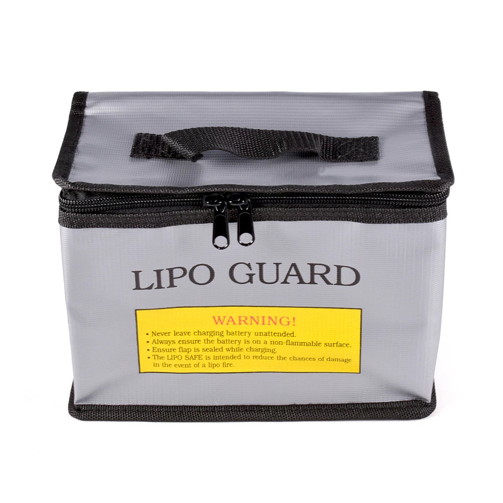 Lipo Guard Safety Bag Fireproof Explosion-Proof Portable Lipo Safety Bag 215*115*155mm for RC FPV Racing Drone Car Battery Safe