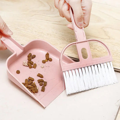 Guinea Pig Toilet Broom Accessories Cat Hamster Dustpan Small Broom Set Pet Professional Cleaning Tools Rabbit Pooper Scooper