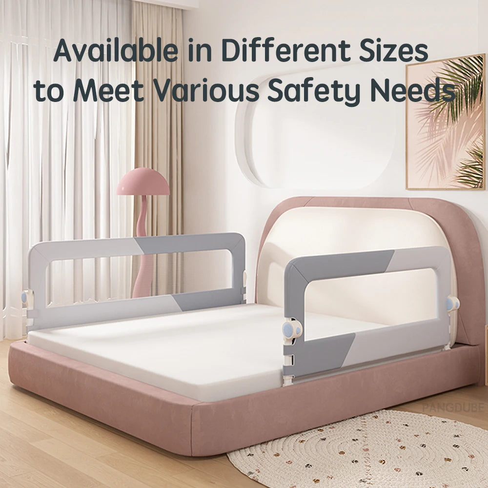 PANGDUBE 1pc Baby Bed guardrail Baby Safety Bed Barrier Children's Safety Bed Rail Guard for Kids Fall Out Protection