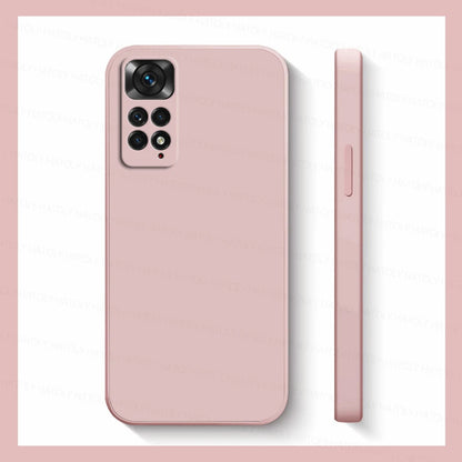 Case For Xiaomi Redmi Note 11 Case Redmi Note 11 10 10s 11s 12 12s 13 Pro Plus 5G Cover Anti-drop Liquid Silicone Cover Case