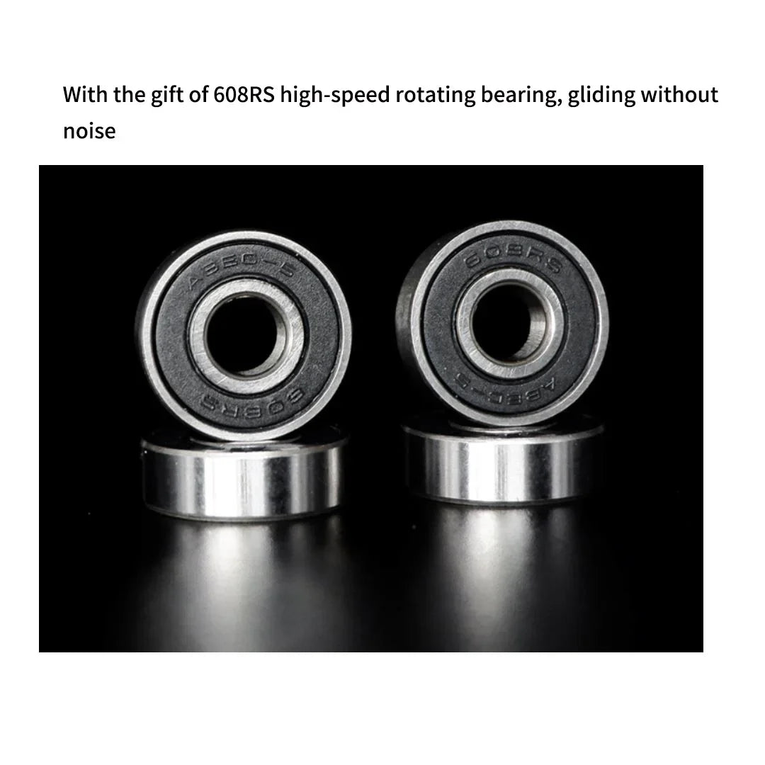 8 Pack 58 x 32mm Light up Roller Skate Wheels with Bearings for Quad Skates or Outdoor Double Row Skating or Skateboard Accessor