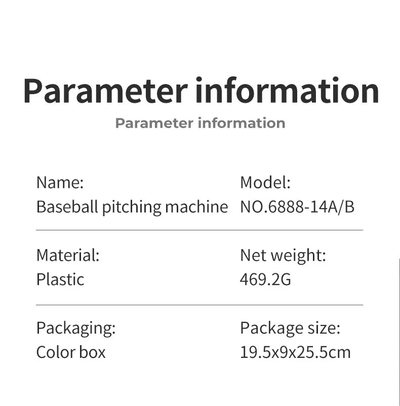 Boys Baseball Pitching Machine Toys Set with Carry Bag Ground Pegs Soft Baseball Outdoor Sports Games Training Toy Kids Gift