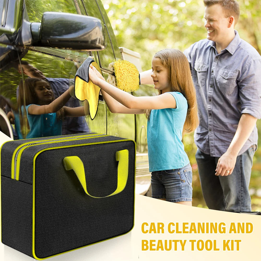 Podofo 20 Pcss Car Cleaning Set  Electric Drill Bit with Cleaning Brush Frosting Brush Accessory  Cleaning Comprehensive Accessories Tool Kit Car Cleaning Gel Lint-Free