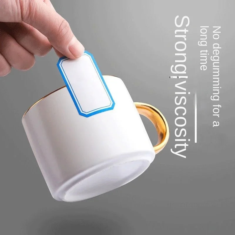 10sheets/400pcs Self-adhesive Label Stickers Self Adhesive Label Paper Mouth Paper Handwritten Marking Price Name Stickers