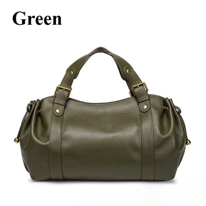 Sac à main à bandoulière Simple pour femmes, sac Boston élégant et polyvalent, sac de travail intérieur en Polyester doux