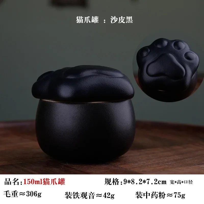 Ceramic Urn Dog Hair and Teeth Storage Pets Memorials Urn for Dogs Ashes Sealed and Moisture-proof Pet Souvenir Products