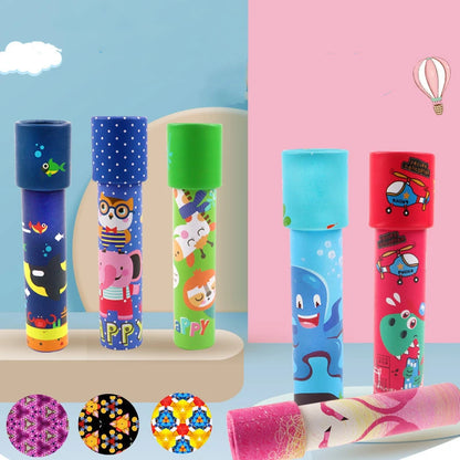Scalable Rotation Magic Kaleidoscope Classic Animals Kaleidoscopes Clear View Retro Toys Gift for Kids Classic Educational Toy