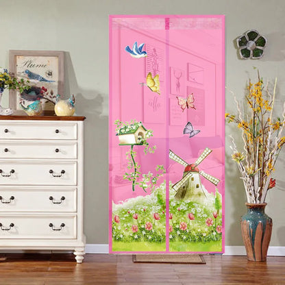 Mesh Door Curtain Magnetic Curtains Hands-free Anti Mosquito Insect Fly Bug Curtain Net Automatic Closing Window Screen Kitchen
