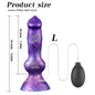 Realistic Dog Dildo With Squirting Enema Soft Silicone Suction Cup Water Syringe For Anal Play Vaginal Cleaning Adult Sex Toys
