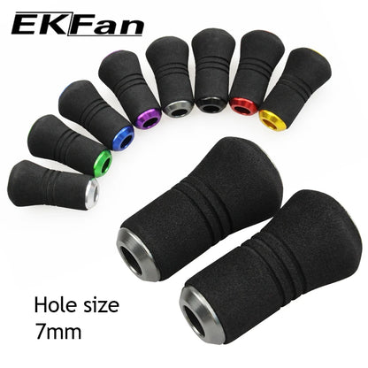 EKFan 1PC with 7*4*2.5mm Bearing EVA Ultralight Spinning Baitcasting Fishing Reel Knob for A/S/D Lure Reel Handle DIY Parts