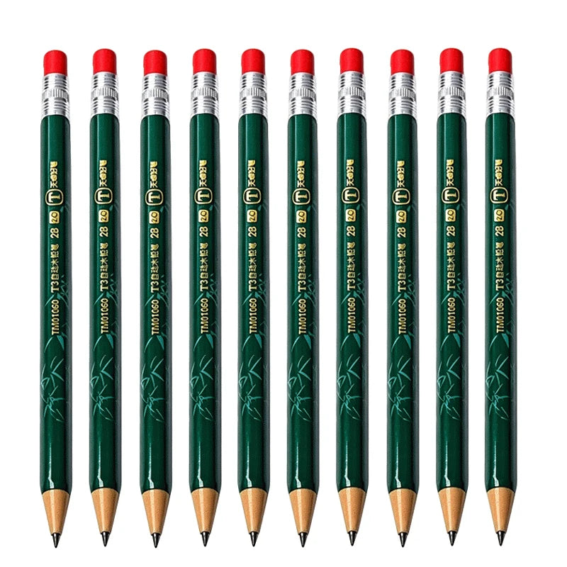 1-42Pcs Mechanical Pencils Set 2B 2.0mm Automatic Student Pencils with Sharpener Color Pencil Leads School Pens Cute Stationery