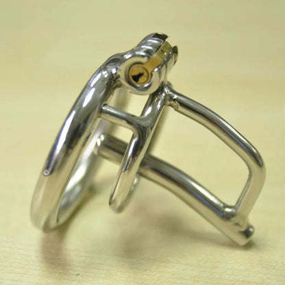 Steel Chastity Cage Sounding Plug Erotic Urethral Lock Penis Ring Cock Cage Male Chastity Device BDSM 18+ Adult Toys For Men.