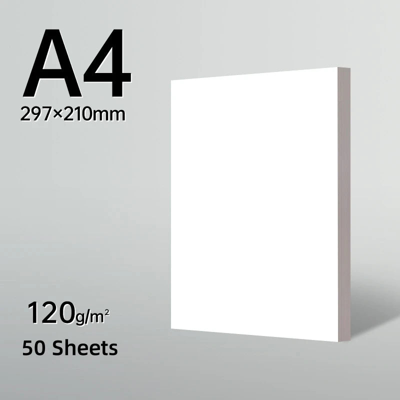 A5/A4 Artist Drawing Paper 120gsm 20/50Pcs Marker Pen Paper Opaque Color for Cartoon Animation Painting Art Students Supplies