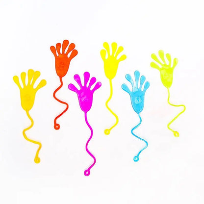 5-50 Pcs Funny Sticky Hands Toy Palm Elastic Sticky Squishy Slap Palm Toy Novelty Gift Party Toys Birthday For Gift
