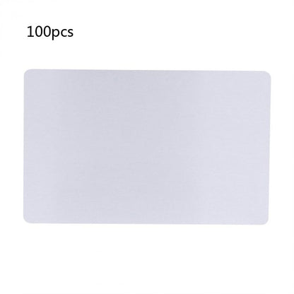 100 Pack Thick 0.18mm Business Cards Blanks Colored Finish Aluminum Metal Cards