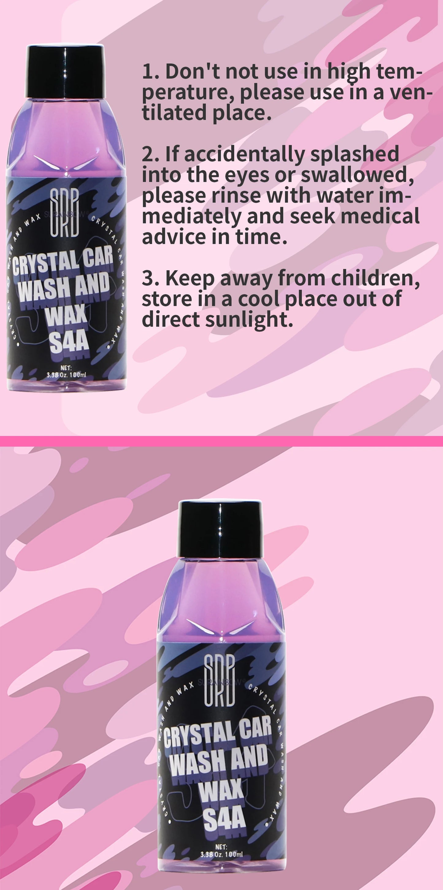 High Foaming Shampoo- Concentrated Ceramic Car Wash Soap Works with Foam Cannons,Foam Guns or Bucket Washes | For Cars,Trucks