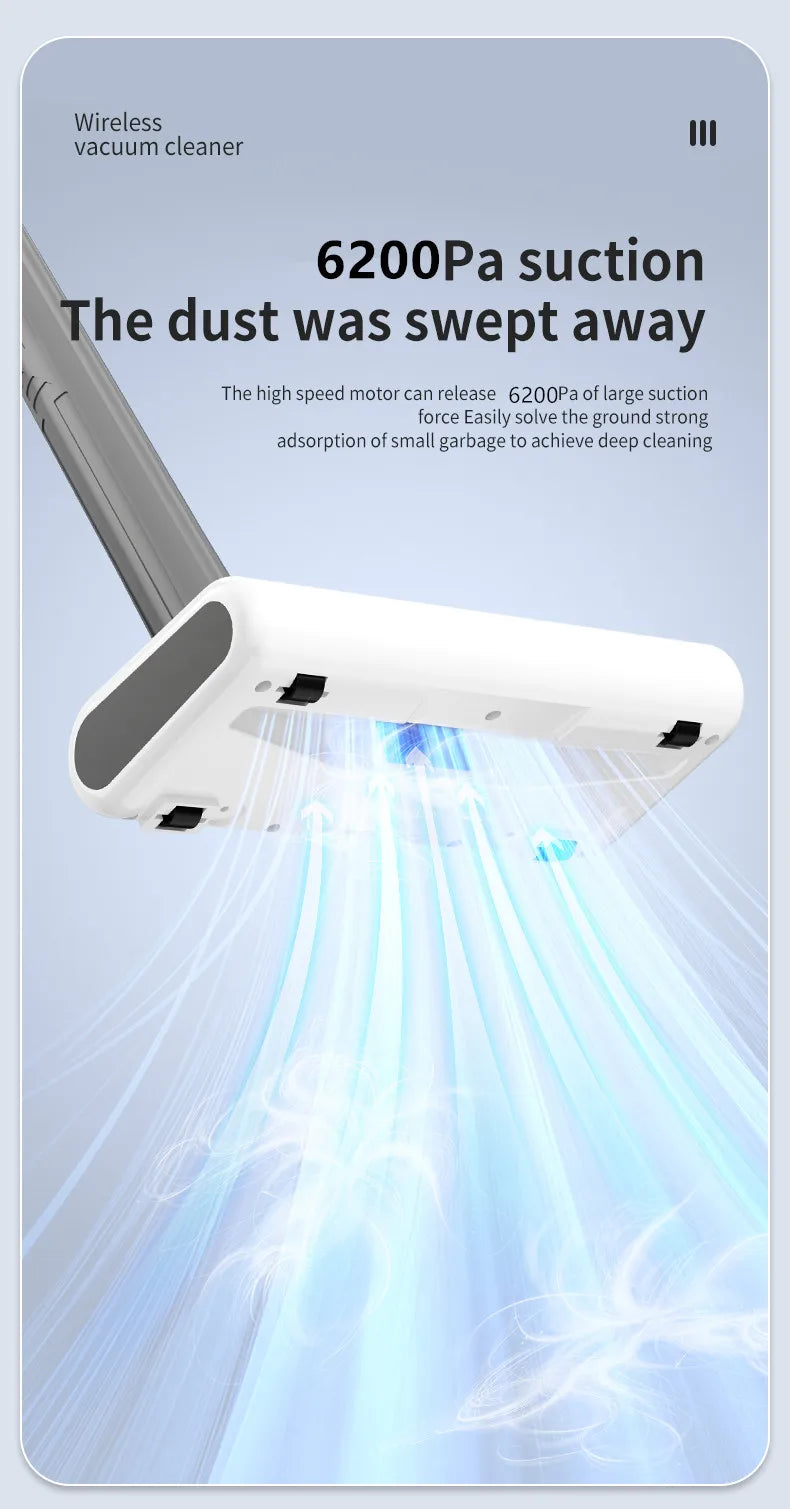 New Wireless Vacuum Cleaner Household Super Strong Suction Floor Suction And Mopping All-in-one Machine Handheld Vacuum Cleaner