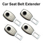 1/2/4 Pieces Car Seat Belt Clip Extender Alloy Seatbelt Lock Buckle Plug Auto Fastener Converter Clip Safety Belt Decoration