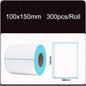 Width 40/50/60/70/80/90/100mm Self-Adhesive Stickers Shipping Thermal Label Barcode SKU Label Price Tag no Carbon Band Required