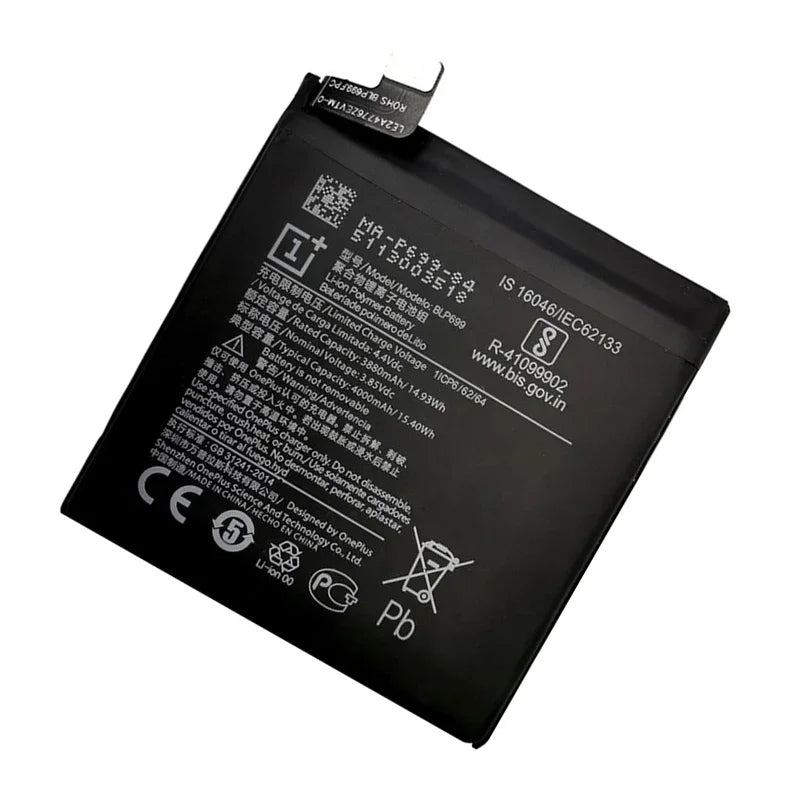 Original Battery For Oneplus one 1+ For OnePlus 1 2 3 1+3 One Plus Nord 2 N10 X 3 3T 5 5T 6 6T 7 7T 8 8T 9 9R Pro Plus Batteries