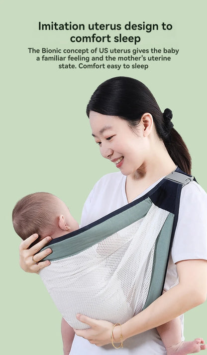 New Models Baby Outdoor Mesh Breathable Carrier Carrying Baby Comfort Waist Stool Multifunctional Baby Carrier Free Your Hands