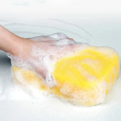 Large Car Wash Sponge Multi-Purpose High-Density Yellow Honeycomb Sponge Block for Automotive Detailing Waxing Seam Cleaning