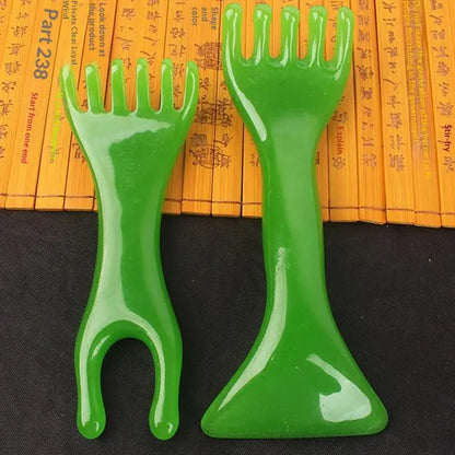 Resin Massage Comb, Manual Head & Face Massager For Scalp Nose Ears Eyes, Lightweight Portable For Home Office Travel
