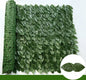 100X300cm Artificial Ivy Fence Plant Grass Wall Panel Faux Green Leaf Hedge Privacy  Screen Outdoor Home Garden Balcony Decor