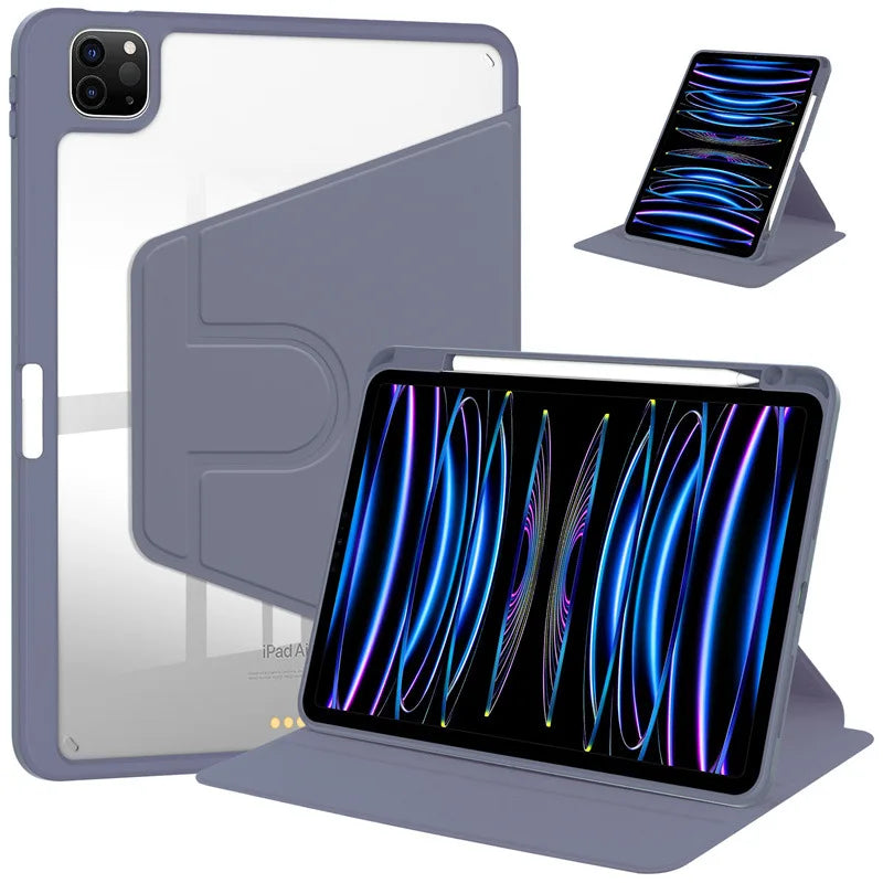 For iPad 10.2 7th 8th 9th Case iPad A16 11th10th Generation Rotation Cover for iPad Pro 12.9" 13" Air 11" 2025 2 3 4 5 9.7 Funda