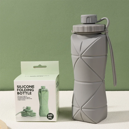 New Creative Silicone Folding Water Cup Outdoor Portable and Scalable Water Cup Sports Water Bottle Travel Water Cup Handy Cup