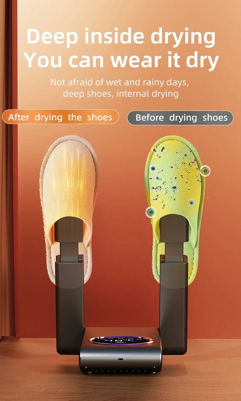 HOMEFISH Korean Style Electric Shoe Dryer 220V - Footwear Heater for Deodorizing And Sterilizing Home Use Appliance