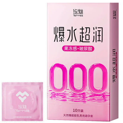 Fruit Flavor Condom 10pcs Ultra Thin Penis Sleeves Adult Sex Toys For Men Watermelon Stimulation Condom Erotic Products Sex Shop