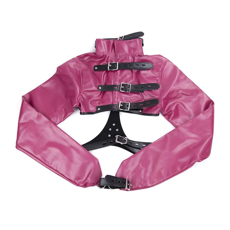Bondage Women PU Leather Body Harness Cupless Straight Jacket Adult Costume BDSM Sexy Shop Atacado Harness Woman Accessories