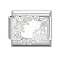 Y2K Butterfly Bow Knot Heart Star Moon Zircon Daisy Cross Italian Charm Links Fit 9mm Stainless Steel Bracelet DIY Making Gifts