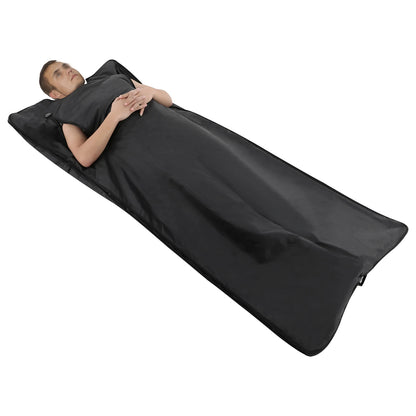 Portable Sauna Blanket 180*80cm,Heating Blanket w/ Remote Control for Relaxation Detoxification Purple/Silver/Black