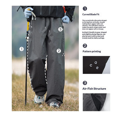 TFETTERS 2026 Spring New Arrival Outdoor Cargo Pants Man Water Repellent Windproof Oversized Curved Blade Techwear Trousers Men