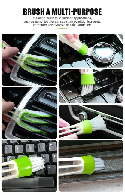 1PCS Car Cleaning Brush Accessories 2018 New for Volkswagen VW Golf 4 6 7 GTI Tiguan Passat B5 B6 B7 CC Jetta MK5 MK6 Polo