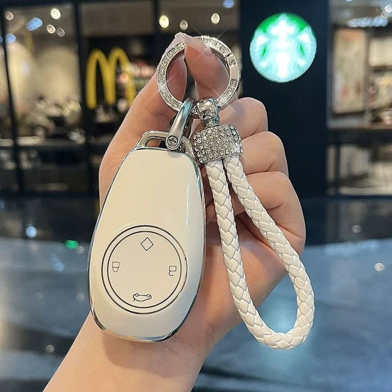 TPU Car Key Case Fob for Leapmotor T03 C10 C11 C16 C01 B10 B01 B05 S01 NFC Card Keychain Remote Cover Shell Accessories