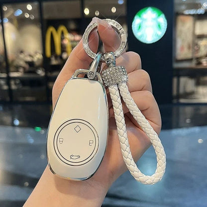 TPU Car Key Case Fob for Leapmotor T03 C10 C11 C16 C01 B10 B01 B05 S01 NFC Card Keychain Remote Cover Shell Accessories