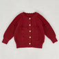2025 New Autumn Toddler Baby Girl Clothes Set 0-3Yrs Infant Baby Girls Clothing Suit Long Sleeved Cardigan Sweater+PP Shorts