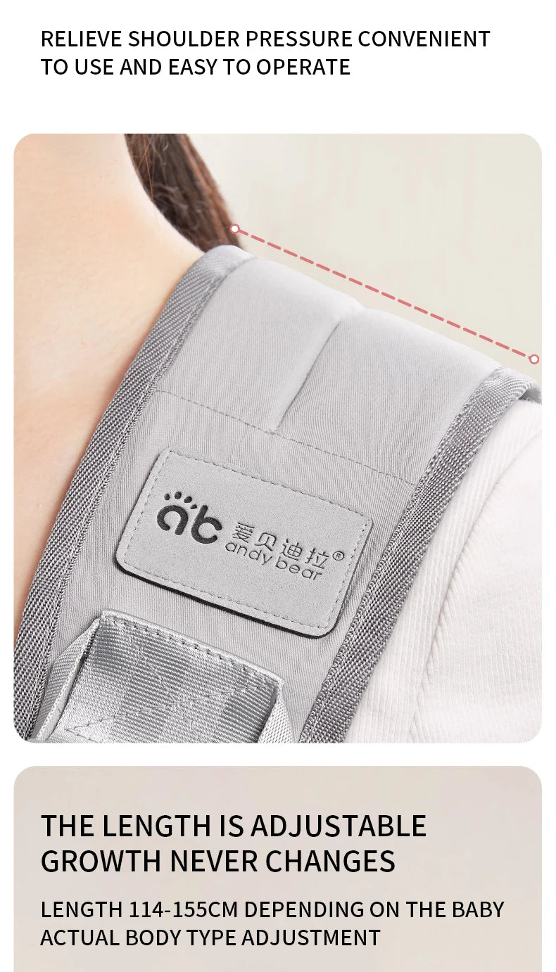 Baby Carrier Kids Waist Stool with Waist Protection Baby Strap Adjustable Front Holding Type Big Baby Carrier