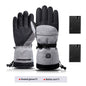 Men Electric Heated Skiing Gloves Smart Electrical  Winter Warm with Battery Case Gloves Touch Screen Electric Heated Equipment