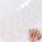 16Tips UV Semi-Cured Gel Nail Wraps Sticker 5D Pure Color Full Cover UV Lamp Gel Sticker Long-Lasting Nail Extension Patch Strip