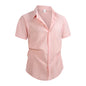 Men's Cotton Linen Shirt Summer Short Sleeve Male Tops 2026 Brand Clothing High Quality Shirts Casual Fashion Shirt For Men