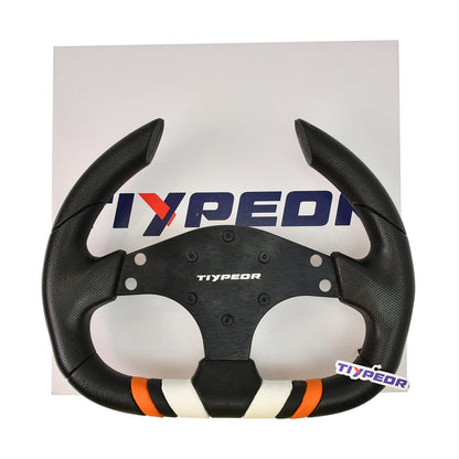 Tiypeor PU 320mm Seering Wheel for Simulate Racing Game Drift Sports Style Wheel